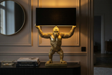 Table lamp KING APE 65cm black golden