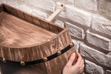 Wine shelf half BODEGA 80cm massive fir wood