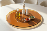 Turnplate SERVANT 50cm 360° tempered glass amber