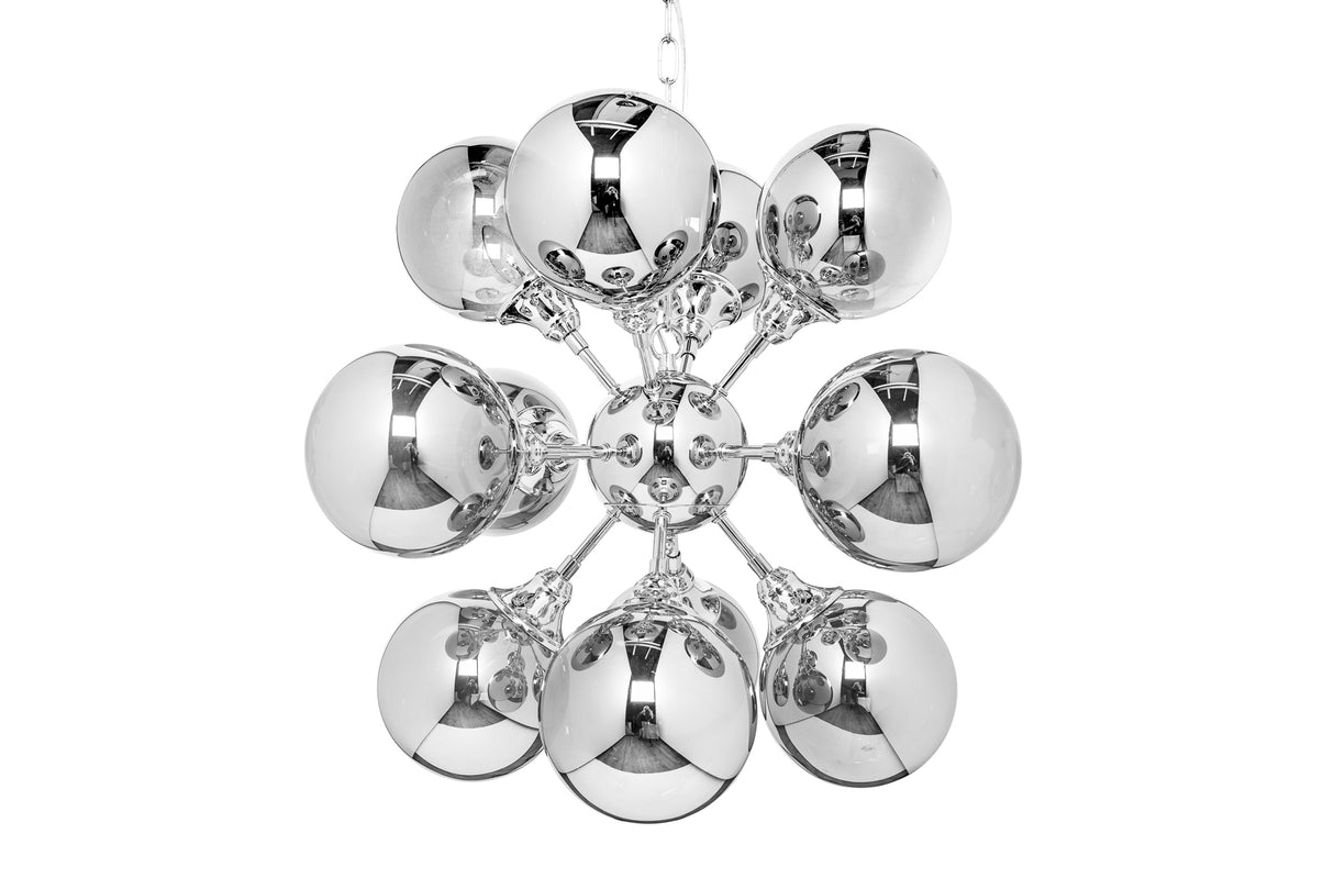 Pendant lamp GALAXY 72cm silver