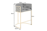 Barhocker ELEGANCE Samt schwarz mit goldenem Edelstahlgestell