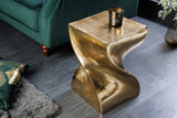 Hocker TWIST 45cm gold