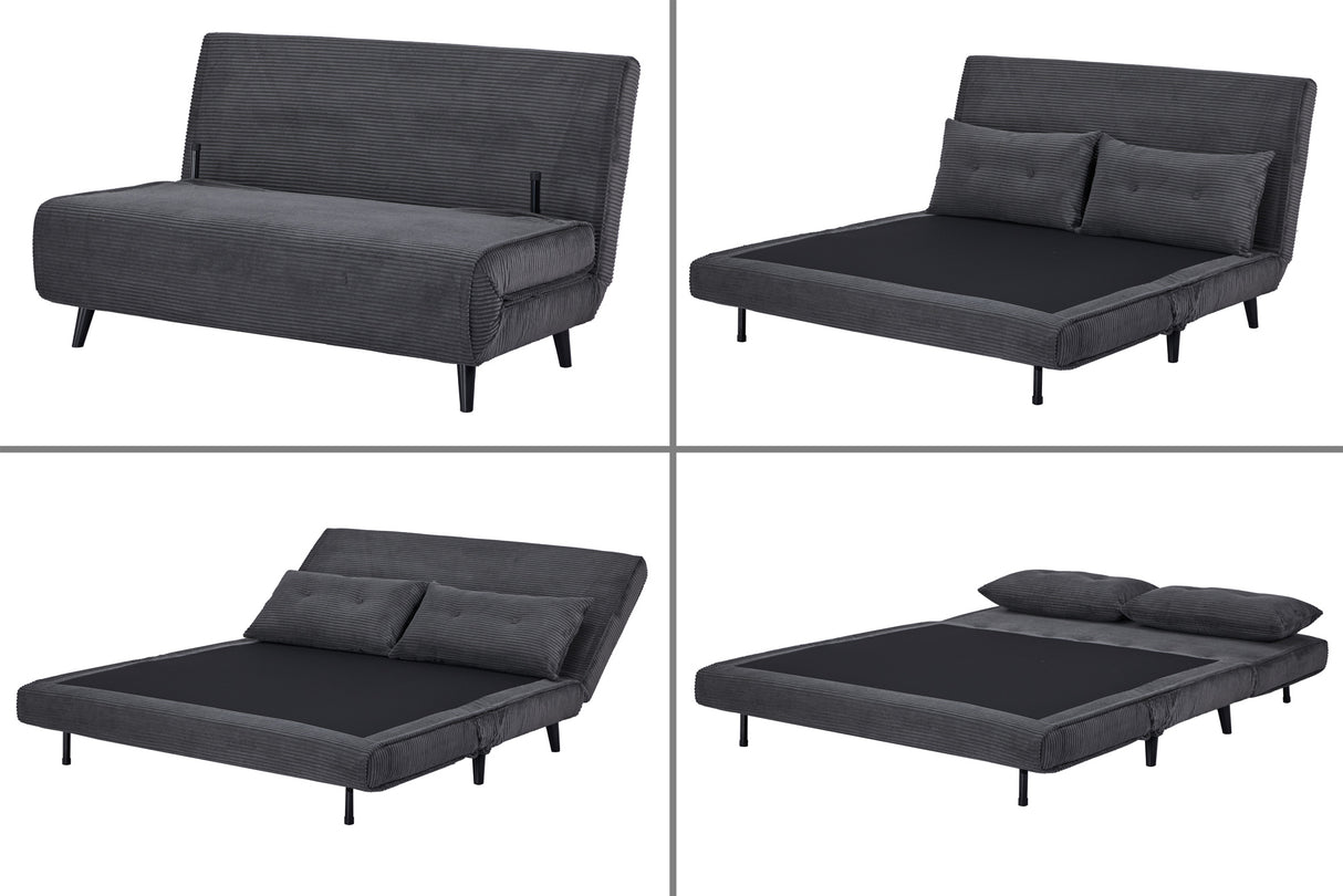 Schlafsessel SMART MULTIFUNCTION 140cm Cord grau