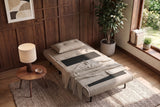 Sleeping chair SMART MULTIFUNCTION 100cm velvet champagne