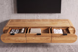 TV-Board ORGANIC 160cm hanging acacia wood natural