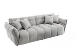 Sofa CLOUD 260cm 3-seater XXL bouclé grey