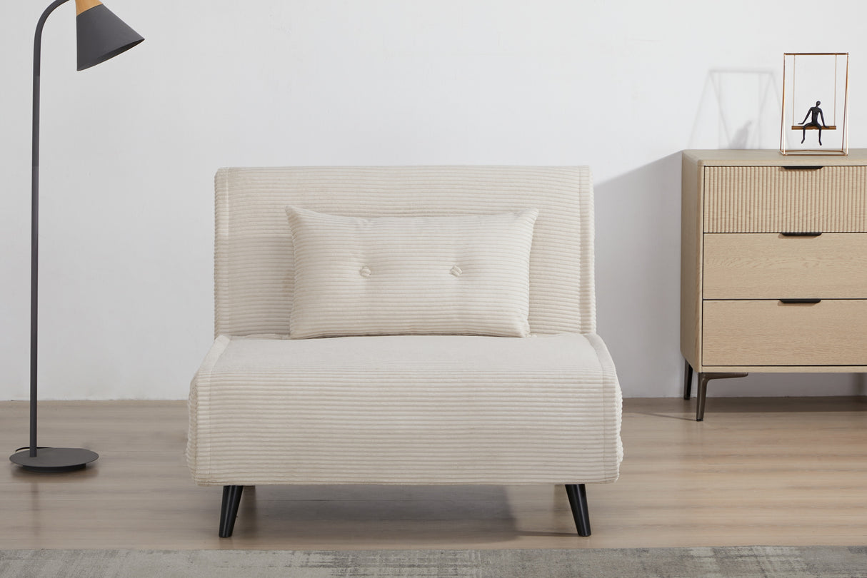 Schlafsessel SMART MULTIFUNCTION 100cm Cord beige