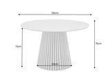 Dining table VALHALLA WOOD 120cm round oak