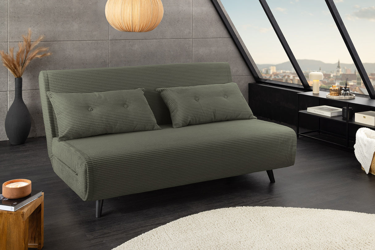 Schlafsessel SMART MULTIFUNCTION 140cm Cord grün