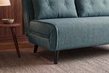 Sleeping chair SMART MULTIFUNCTION 140cm velvet petrol