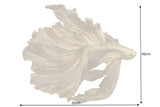 Decoration fish CROWNTAIL 35cm polyresin gold