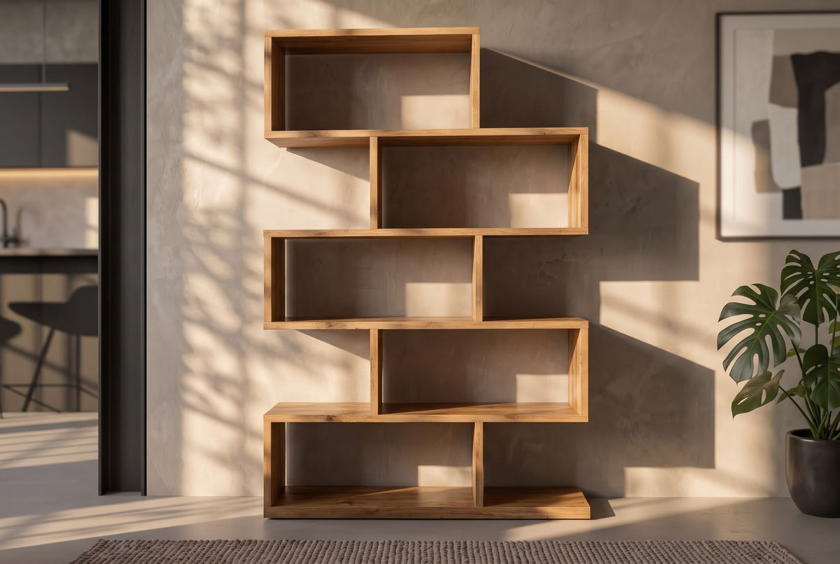 Shelf MAKASSAR XL 150cm mango wood brown honey finish