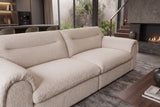 Sofa SIXTH SENSE 245cm 4-seater bouclé beige