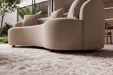 Sofa ATELIER 230cm 3-Sitzer Samt Beige