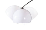 Floor lamp BIG BOW 175-205cm white w/ marble base