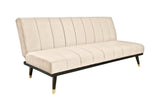 Sofa bed PETIT BEAUTE 180cm velvet champagne