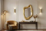 Wall mirror AURA 90cm gold