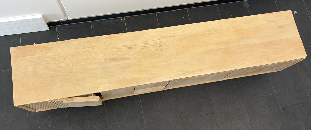 B-TV Board ART DECO 200cm 3D mango wood