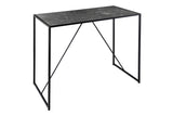 Bar table SLIM LINE 120cm black marble look