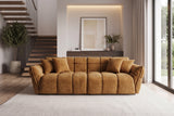 Sofa CLOUD 260cm 3-seater XXL vogue velvet mustard yellow