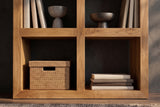 Shelf MAKASSAR 180cm 8 open compartments mango wood brown honey finish