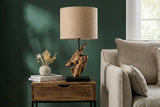Table lamp HYPNOTIC 58cm teak wood natural