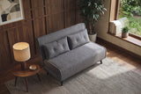 Sleeping chair SMART MULTIFUNCTION 140cm velvet grey
