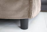 Stool HEAVEN 100cm removable cover cord greige