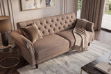 Sofa bed MAISON BELLE AFFAIRE 220cm vogue velvet greige