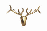 Hirschgeweih VEADO 90cm Aluminium gold