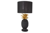 Table lamp PINEAPPLE 50cm w/ shade black gold