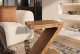 Side table Z 60cm mango wood brown honey finish