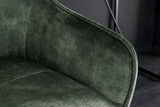 Bar chair EUPHORIA 74cm velvet green