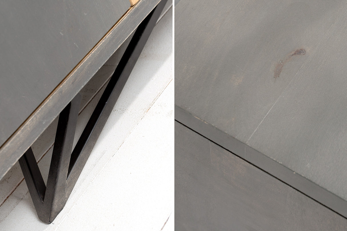 Sideboard TROPICAL 160cm mango wood anthracite