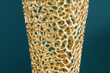 Decoration vase ABSTRACT LEAF 90cm gold