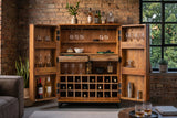 Barschrank SCORPION 140cm mangobraun