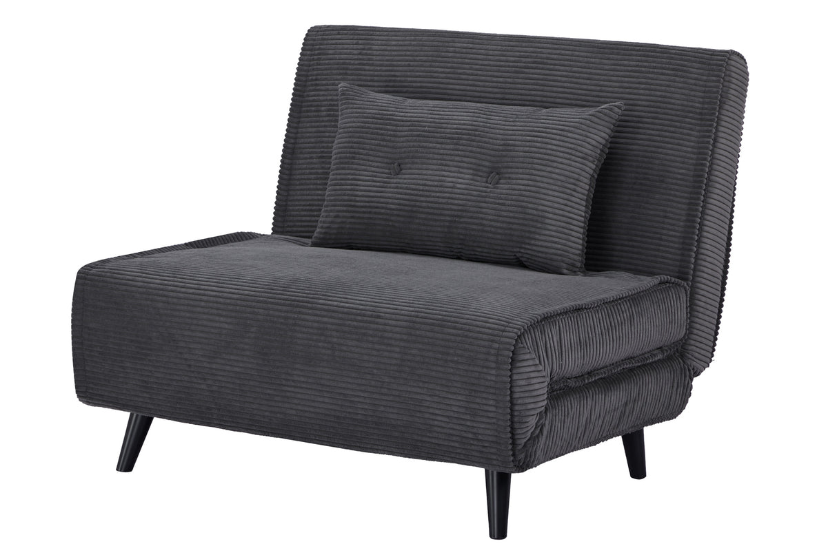 Schlafsessel SMART MULTIFUNCTION 100cm Cord grau