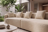 Sofa ATELIER L 330cm 3-Sitzer XXL Bouclé Beige