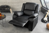 Cinema armchair HOLLYWOOD artificial leather black