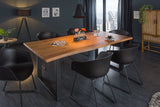 Dining table MAMMUT 180cm U-legs 35mm acacia wood