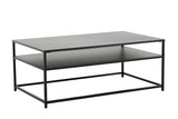 Coffee table DURA STEEL 100cm powder-coated metal black