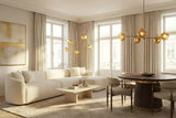 Floor lamp LIQUID DIAMOND gold 200cm