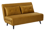 Sleeping chair SMART MULTIFUNCTION 140cm velvet mustard yellow