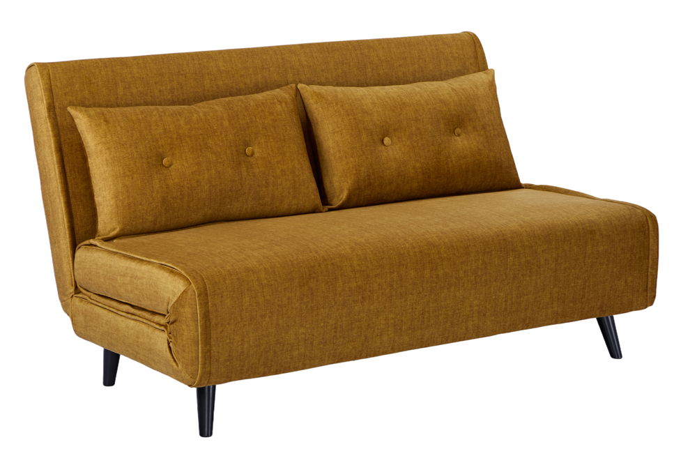 Rozkládací křeslo SMART MULTIFUNCTION 140 cm – hořčicově žluté