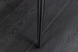 Stuhl ROADSTAR Microfaser cognac mit schwarzen Metallbeinen