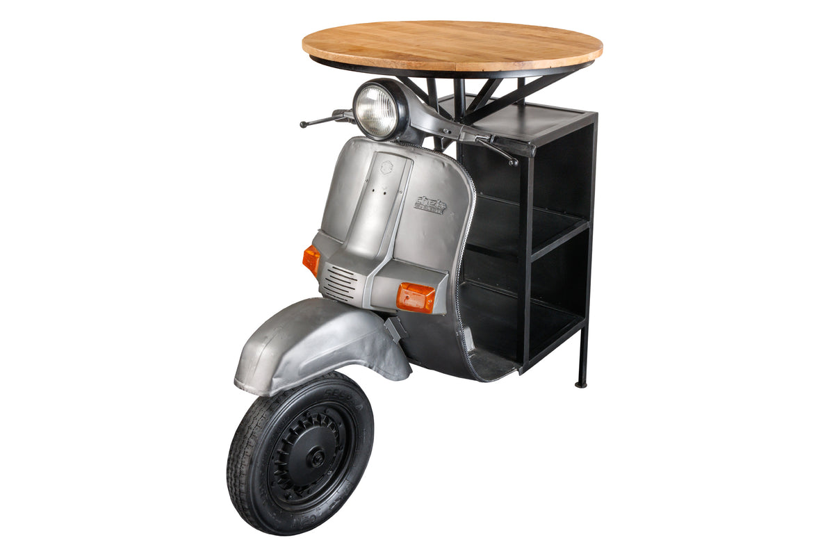 Barový pult SCOOTER 120 cm mangové dřevo – vícebarevný