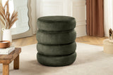 Hocker VOQUE 50cm Samt grün mit Stauraum