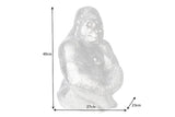 Figur KONG 43cm Gorilla silber