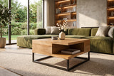 Couchtisch GIANT 60cm Mangoholz cremeweiß
