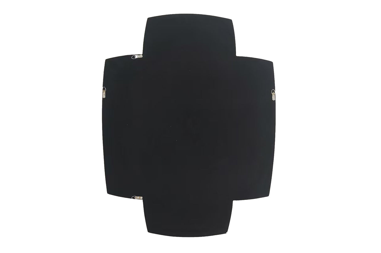 Wall mirror QUADRA 90cm silver